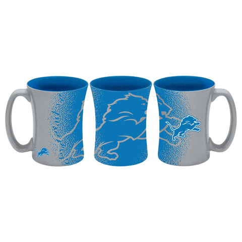 Detroit Lions Coffee Mug 14oz Mocha Style 