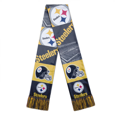 Pittsburgh Steelers Scarf Printed Bar Design