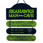 Seattle Seahawks Sign Wood Man Cave Design