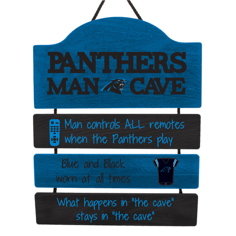 Carolina Panthers Sign Wood Man Cave Design