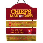 Kansas City Chiefs Sign Wood Man Cave Design