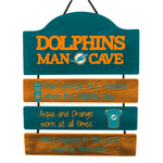Miami Dolphins Sign Wood Man Cave Design