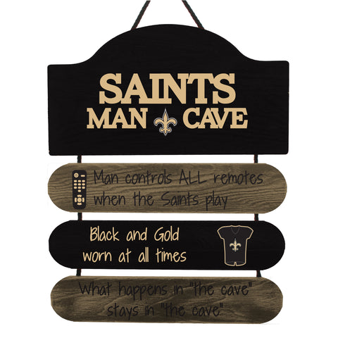 New Orleans Saints Sign Wood Man Cave Design