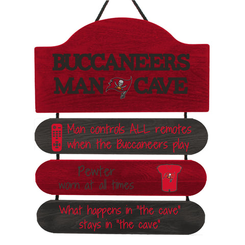 Tampa Bay Buccaneers Sign Wood Man Cave Design