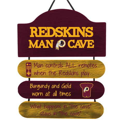 Washington Redskins Sign Wood Man Cave Design