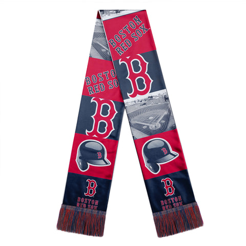 Boston Red Sox Scarf Printed Bar Design