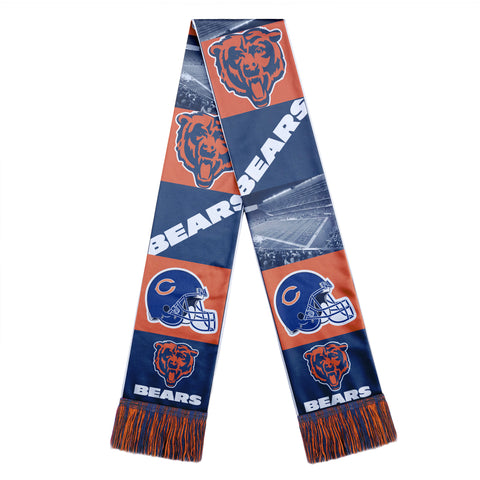 Chicago Bears Scarf Printed Bar Design