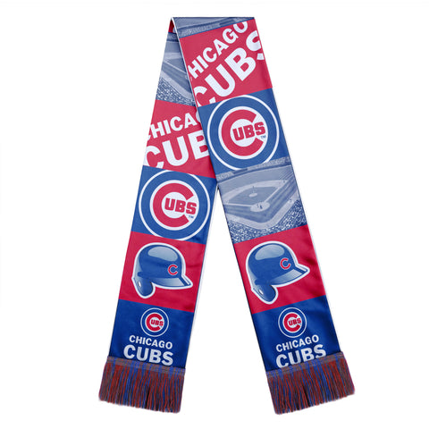 Chicago Cubs Scarf Printed Bar Design