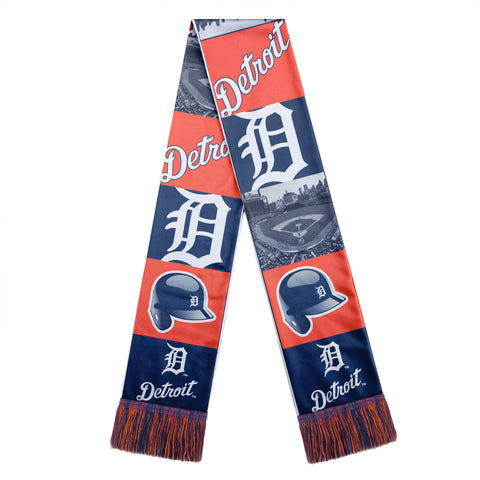 Detroit Tigers Scarf Printed Bar Design