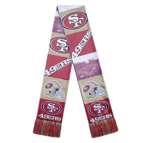 San Francisco 49ers Scarf Printed Bar Design