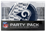 Los Angeles Rams Party Pack 80 Piece
