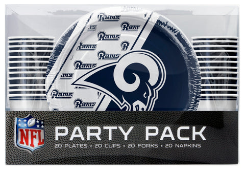 Los Angeles Rams Party Pack 80 Piece