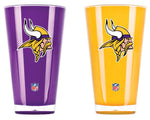 Minnesota Vikings Tumblers - Set of 2 (20 oz)
