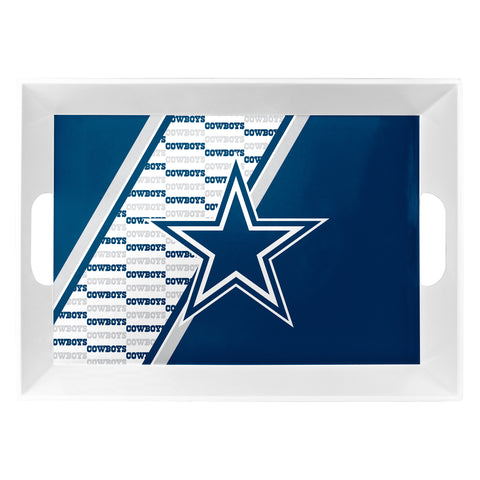 Dallas Cowboys Serving Tray 18x12x3 Melamine