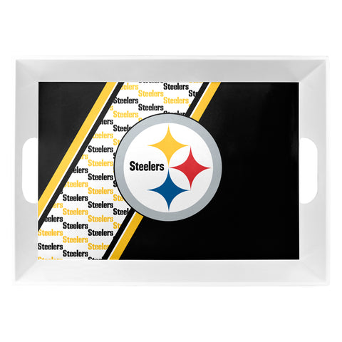 Pittsburgh Steelers Serving Tray 18x12x3 Melamine