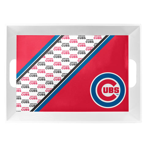 Chicago Cubs Melamine Serving Tray 18X12X3