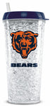Chicago Bears Crystal Freezer Tumbler
