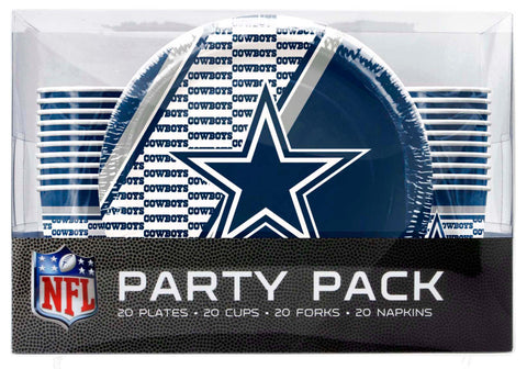 Dallas Cowboys Party Pack 80 Piece