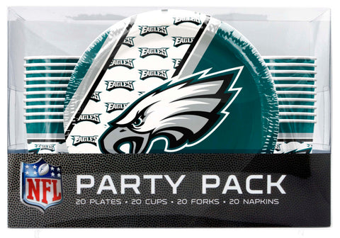Philadelphia Eagles Party Pack 80 Piece