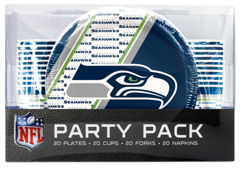 Seattle Seahawks Party Pack 80 Piece