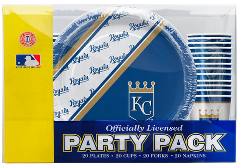 Kansas City Royals Party Pack 80 Piece