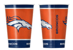 Denver Broncos Disposable Paper Cups