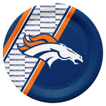 Denver Broncos Disposable Paper Plates
