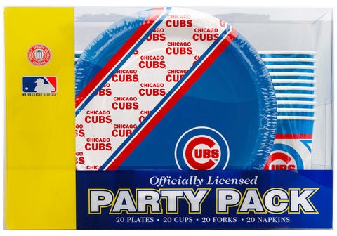 Chicago Cubs Party Pack 80 Piece