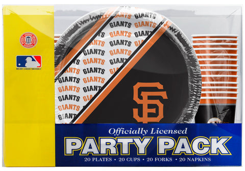 San Francisco Giants Party Pack 80 Piece