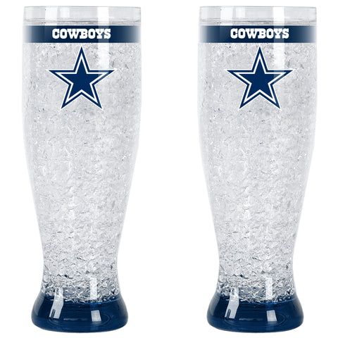 Dallas Cowboys Pilsner Crystal Freezer Style