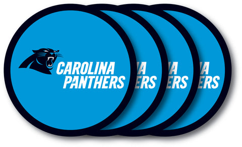 Carolina Panthers Coaster 4 Pack Set