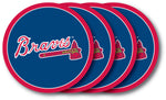 Atlanta Braves Coaster Set - 4 Pack