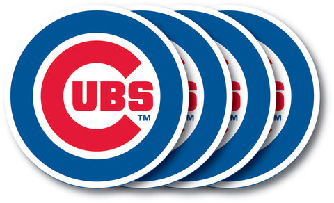Chicago Cubs Coaster Set - 4 Pack