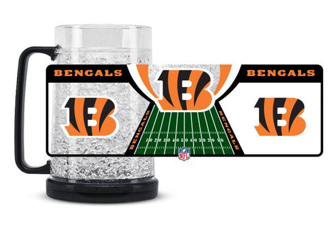 Cincinnati Bengals Crystal Freezer Mug