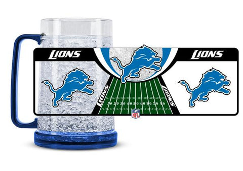 Detroit Lions Crystal Freezer Mug