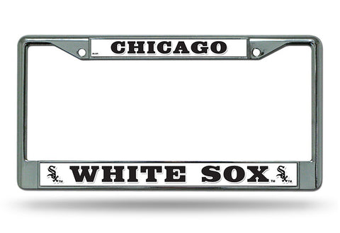 Chicago White Sox License Plate Frame Chrome