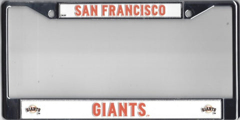 San Francisco Giants License Plate Frame Chrome