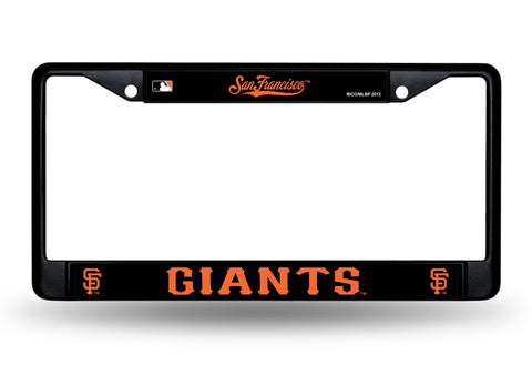 San Francisco Giants License Plate Frame Metal Black