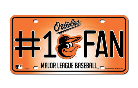 Baltimore Orioles License Plate #1 Fan