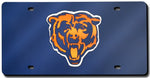 Chicago Bears License Plate Laser Cut Navy