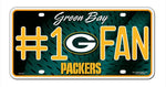 Green Bay Packers License Plate #1 Fan