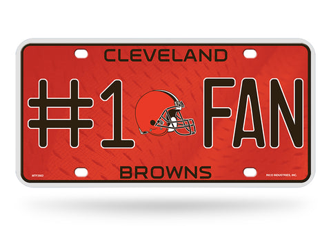 Cleveland Browns License Plate #1 Fan