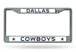 Dallas Cowboys License Plate Frame Chrome