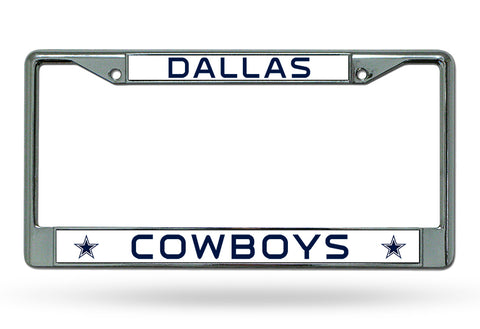 Dallas Cowboys License Plate Frame Chrome