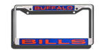 Buffalo Bills License Plate Frame Laser Cut Chrome
