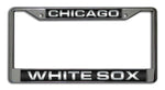 Chicago White Sox License Plate Frame Laser Cut Chrome