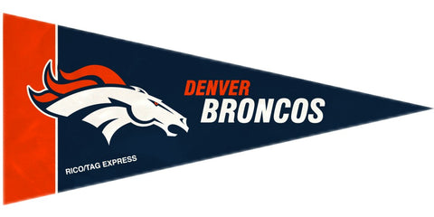 Denver Broncos Pennant Set Mini 8 Piece