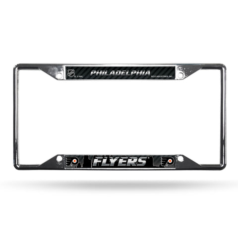 Philadelphia Flyers License Plate Frame Chrome EZ View