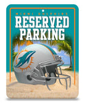 Miami Dolphins Sign Metal Parking