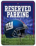 New York Giants Sign Metal Parking